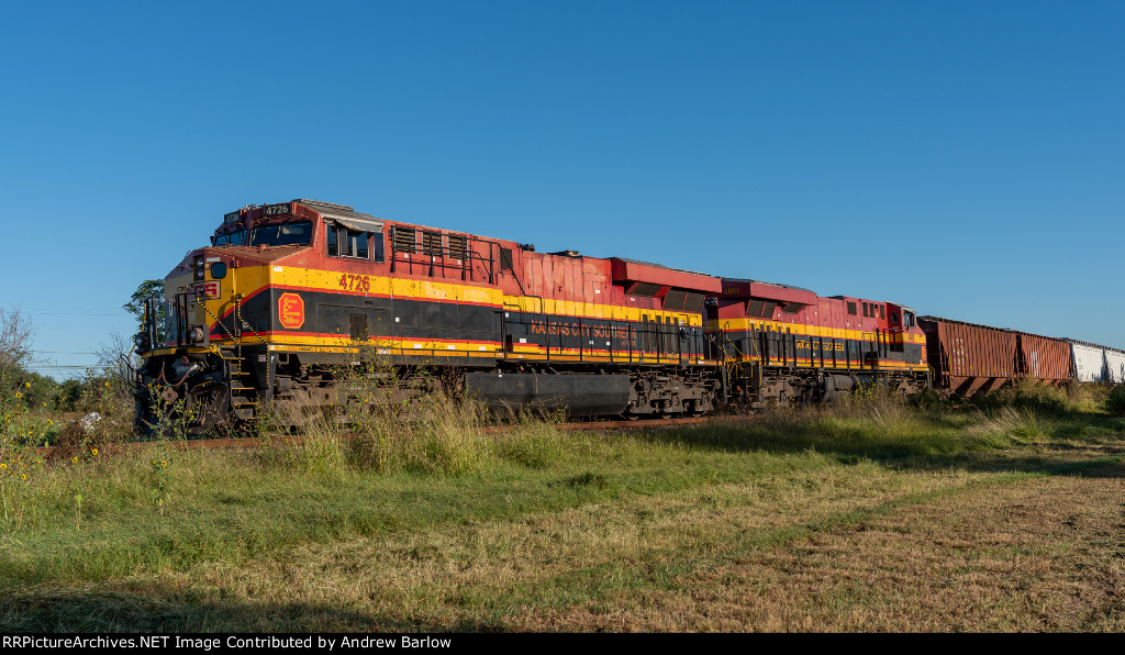 SB KCS Grain Train on the UP Brownsville Sub